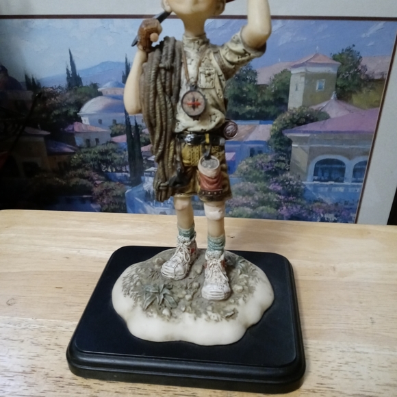 THE BEACHCOMERS COASTAL⛵🐧10.5",LIFE RESIN FIGURINE 1989 DECOR. - Picture 15 of 16